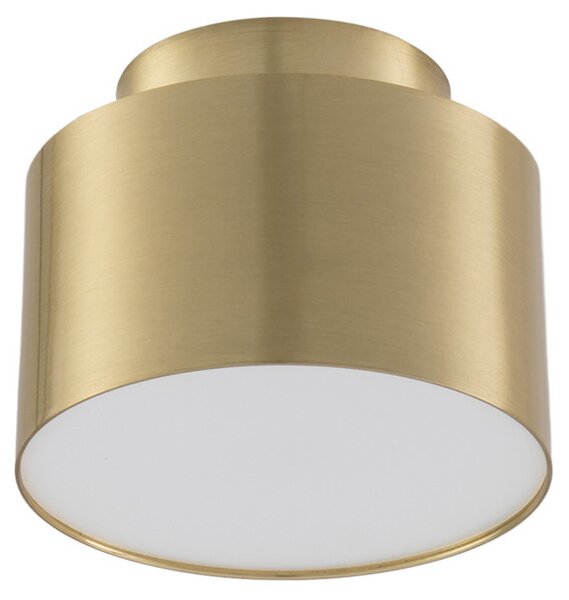 Plafoniera Lindby, Nivoria, Dorato / Ottone, Soggiorno, Alluminio, Moderno