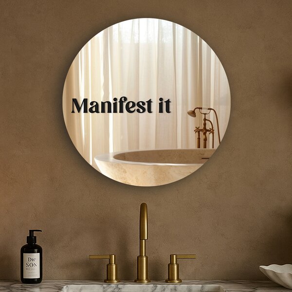 Adesivo per specchio S4 – Manifest it