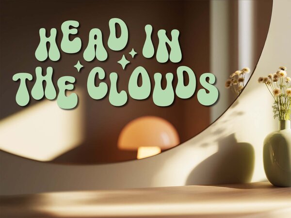Adesivo per specchio S7 – Head in the clouds