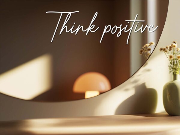 Adesivo per specchio S16 – Think positive