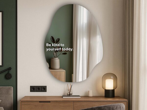 Adesivo per specchio S26 – Be kind to yourself today