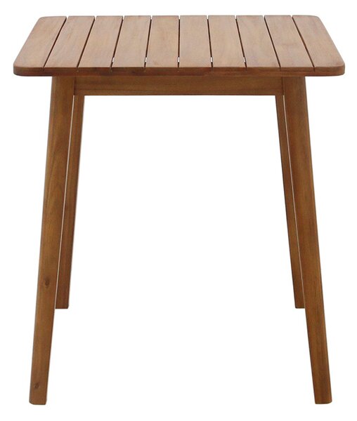 Tavolo da giardino quadrato in legno massiccio L70 cm ADELIE
