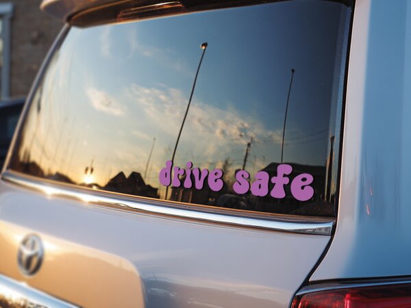 Adesivo per specchio S37 – Drive safe