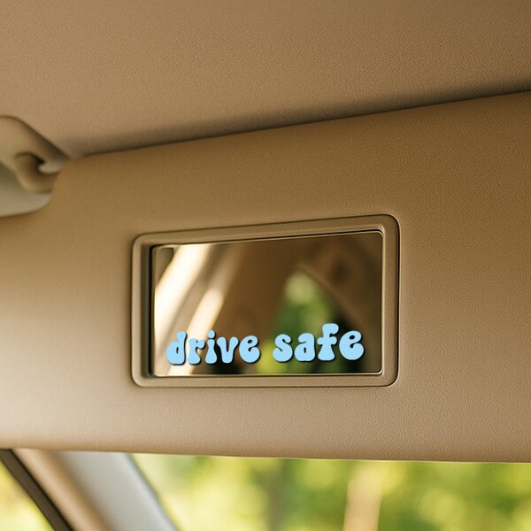 Adesivo per specchio S37 – Drive safe