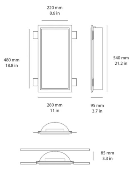 Faretto incasso belfiore 9010 microcosmi tall 2524c 3003 led cristaly cartongesso ip20 - Belfiore - 9010