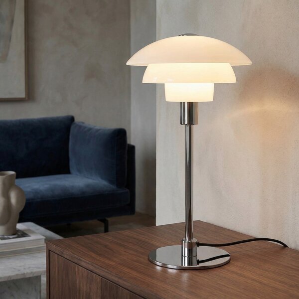 Lampade da tavolo Dyberg Larsen, Morph, Bianco, Soggiorno, Vetro, Design