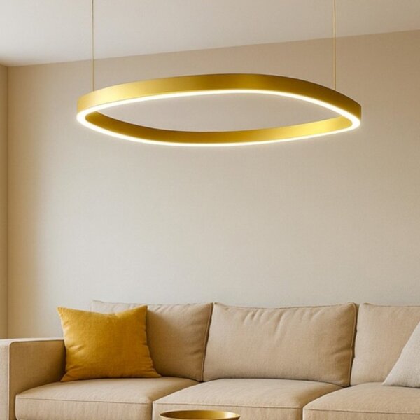Lampadario classico gea luce criseide s1g quadrata fcrso9q led biemissione alluminio - Gea Luce