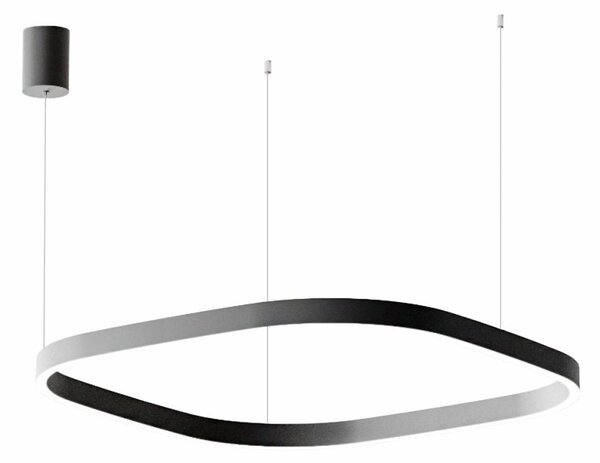 Lampadario moderno gea luce criseide s1g quadrata fcrsn9q led biemissione alluminio - Gea Luce