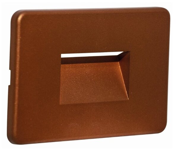 Faretto incasso top light intro co 2w led cct 100lm ip65 230v ruggine policarbonato - Top Light