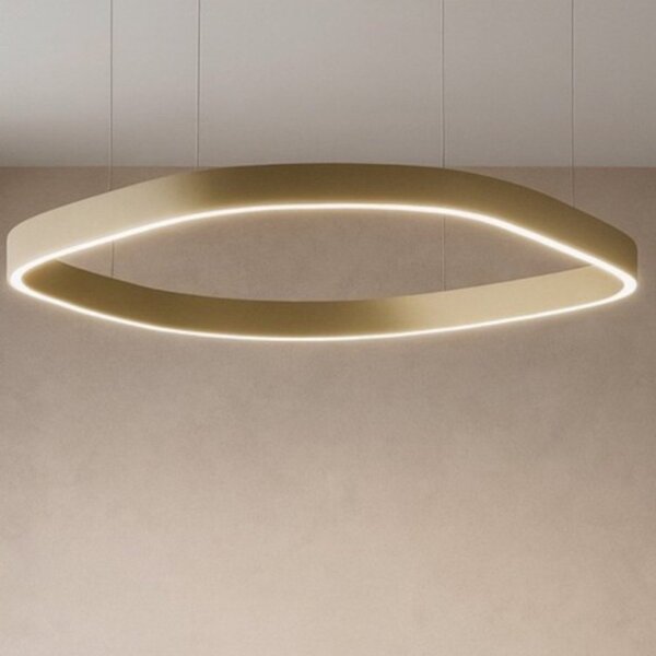 Lampadario moderno gea luce criseide s1g quadrata fcrsbe9q led biemissione alluminio - Gea Luce