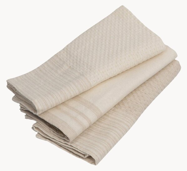 Set di 3 strofinacci in cotone fatto a mano Mahdia