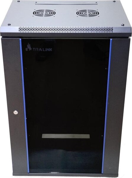 Extralink Armadio a rack 15U 600x450 nero montato a parete