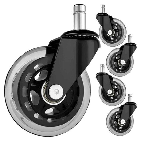 Ruote per sedia da ufficio - 5 pz. Malatec 22077