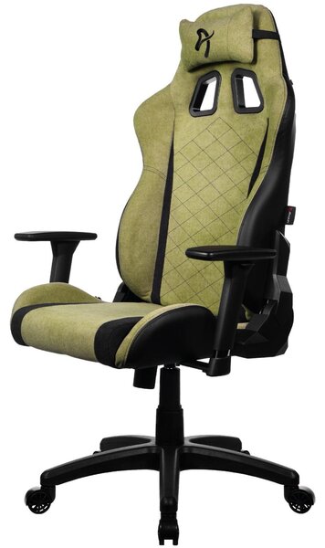 Arozzi Avanti SoftFabric - Sedia da gioco ergonomica - Verde muschio