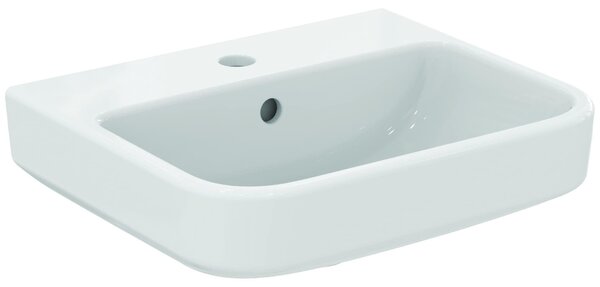 Lavamano i.life B con troppopieno 1 foro per rubinetto 450x380x180 mm bianco 450 x 380 x 180 mm bianco