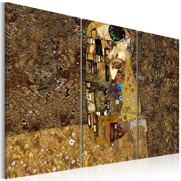 Quadro - Klimt Ispirazione - Bacio 120x80cm Erroi