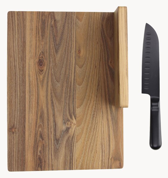 Tagliere in bambù con coltello Santoku Starbamboo