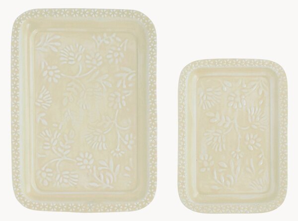 Set di 2 vassoi Baroque