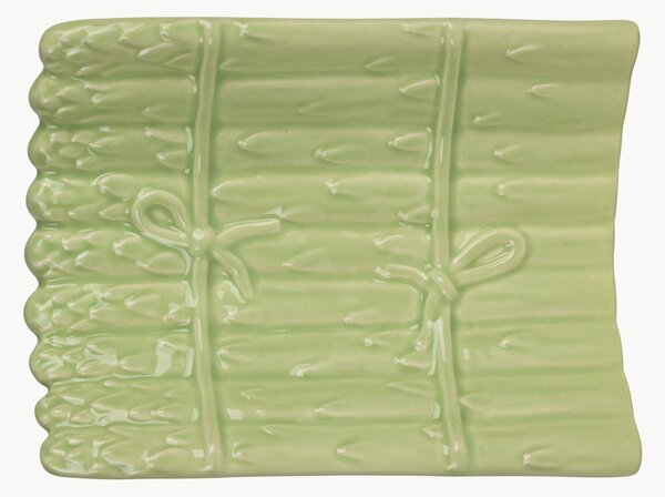 Set di 4 piatti da dessert Asperge