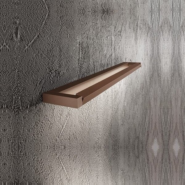 Applique orientabile perenz slim 8452 mm ct led cct 1440lm alluminio marrone - Perenz