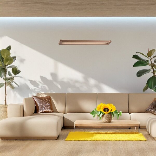 Applique orientabile perenz slim 8454 mm ct led cct 1920lm alluminio marrone metallizzato - Perenz