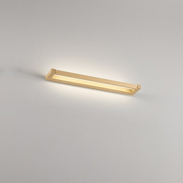 Applique orientabile perenz slim 8452 or ct led cct 1440lm alluminio oro spazzolato - Perenz