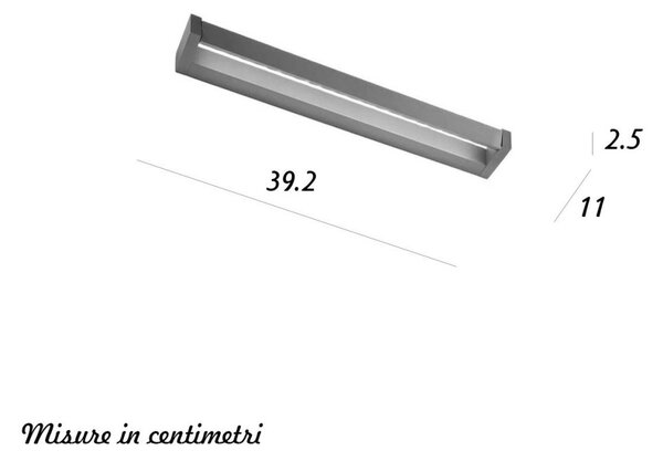 Applique orientabile perenz slim 8450 or ct led cct 960lm alluminio oro spazzolato - Perenz