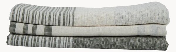 Set di 3 strofinacci in cotone fatto a mano Mahdia