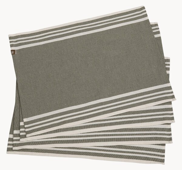 Set di 4 tovagliette americane in cotone fatte a mano Mahdia