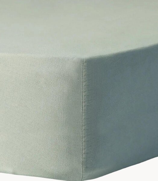 Lenzuolo con angoli boxspring in cotone fatto a mano Luna