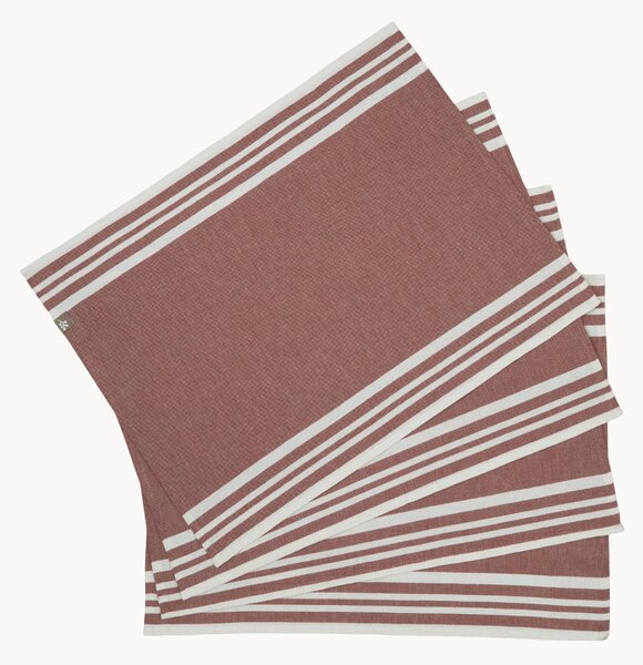 Set di 4 tovagliette americane in cotone fatte a mano Mahdia