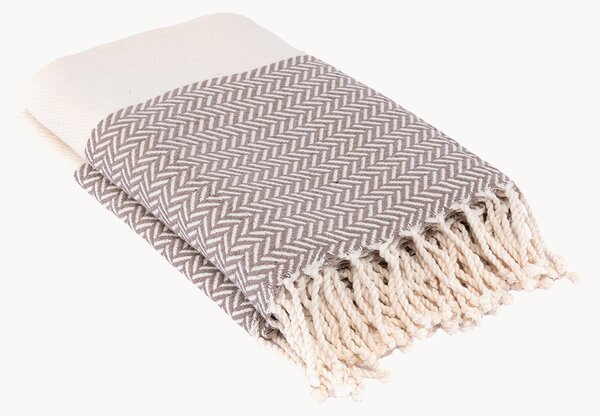 Coperta in cotone jacquard fatta a mano Liv