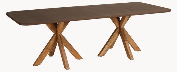 Tavolo da giardino con gambe in legno di acacia Macabane