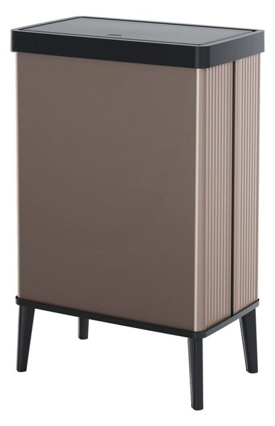 Cestino per la spazzatura rosa touch in plastica riciclata 54 l Verto High - Curver