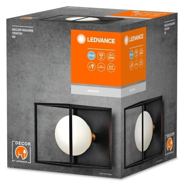 Ledvance - Applique da esterno DECOR SQUARE 1xG9/28W/230V IP44
