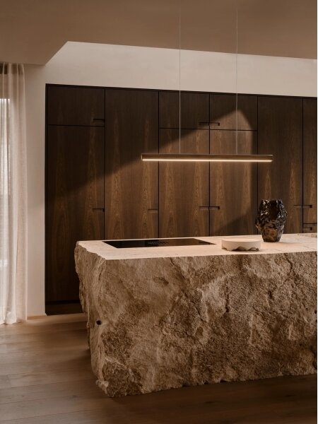 DFTP by Nordlux - lampada a sospensione LED dimmerabile con cavo AKENO LED/25W/230V 3000K frassino