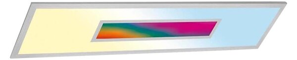 Pannello LED RGBW dimmerabile LED/20W/230V argento + telecomando