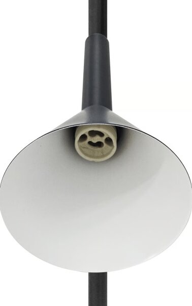 Nordlux - Lampada da terra KELVIS 2xGU10/12W/230V nera