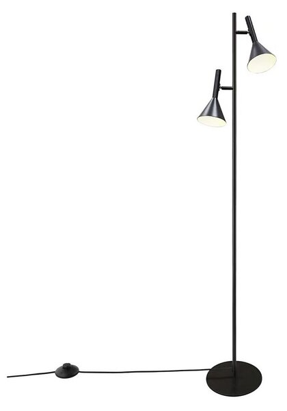 Nordlux - Lampada da terra KELVIS 2xGU10/12W/230V nera