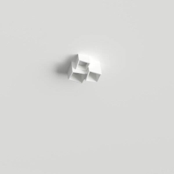 Plafoniera gesso lampadari bartalini ilisram 3 plap5 gx53 led verniciabile - Lampadari Bartalini Gesso