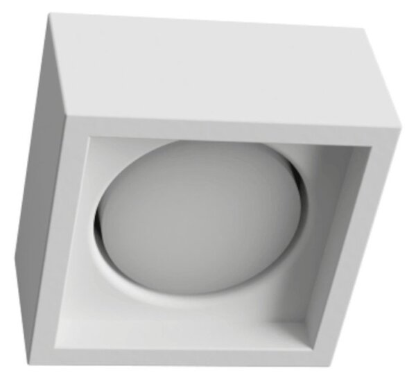 Plafoniera gesso lampadari bartalini ouqe 1 plap7 gx53 led verniciabile - Lampadari Bartalini Gesso