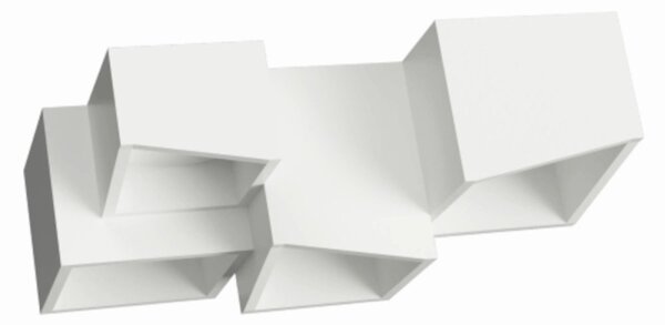 Plafoniera gesso lampadari bartalini ilisram 5 plap6 gx53 led verniciabile - Lampadari Bartalini Gesso