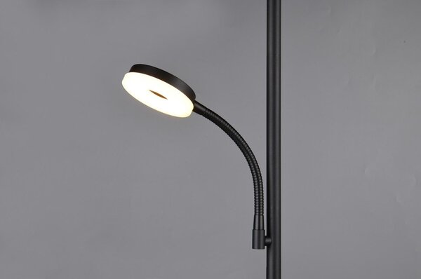 Lampada da terra nera (altezza totale 178 cm) Specter – Reality