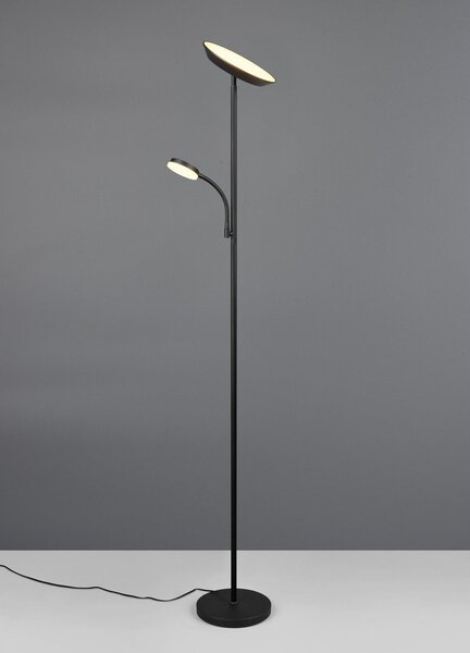 Lampada da terra nera (altezza totale 178 cm) Specter – Reality