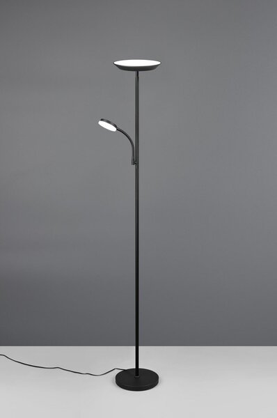 Lampada da terra nera (altezza totale 178 cm) Specter – Reality