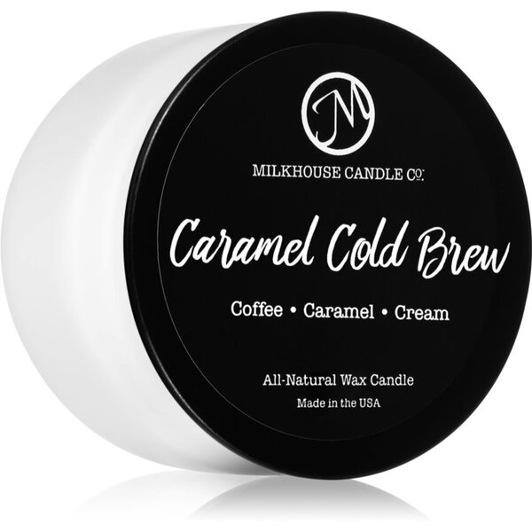 Milkhouse Candle Co. Creamery Caramel Cold Brew candela profumata Traveler Tin 106 g