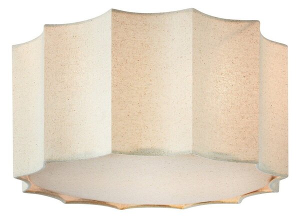 Plafoniera beige in metallo con paralume in tessuto ø 35 cm Olea – Markslöjd