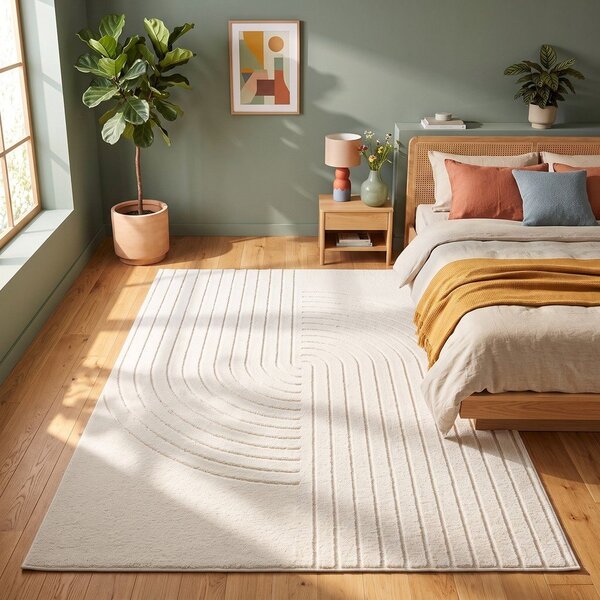 Tappeto color crema 200x290 cm Solace – ESTE