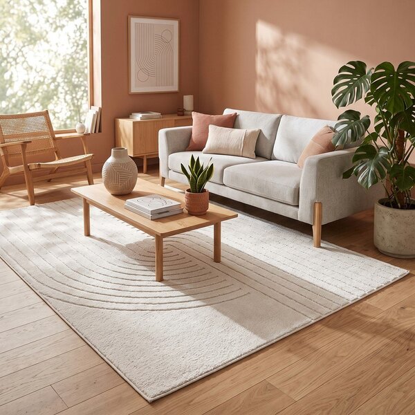 Tappeto color crema 200x290 cm Solace – ESTE