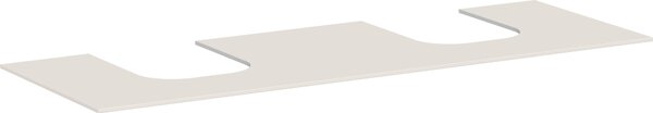 Hansgrohe Xevolos E Console, 2 découpes, 1570x550mm, pour vasque à poser, 54211780, 54211780